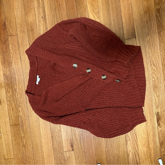 American eagle small cardigan— burnt orange perfect for fall! - Picture 4 of 4